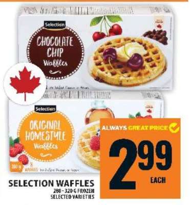 SELECTION WAFFLES