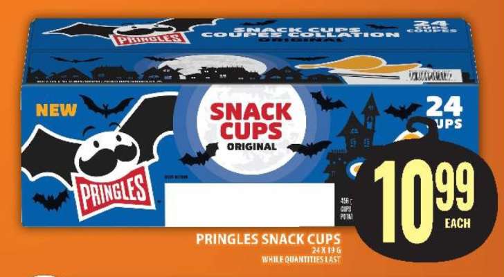 Pringles Snack Cups