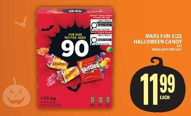 Mars Fun Size Halloween Candy