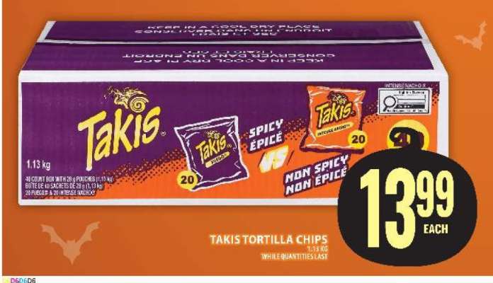 TAKIS TORTILLA CHIPS