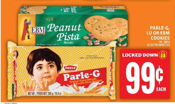 PARLE-G, LU OR EBM COOKIES
