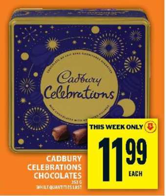 CADBURY Celebrations chocolates