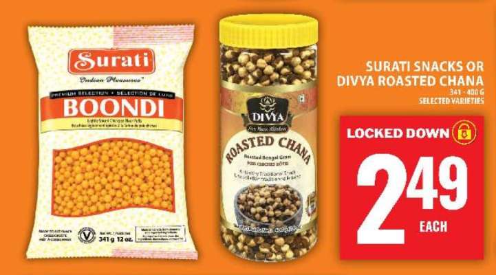 Surati Snacks or Divya Roasted Chana