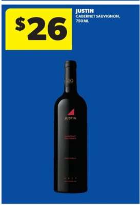 JUSTIN CABERNET SAUVIGNON