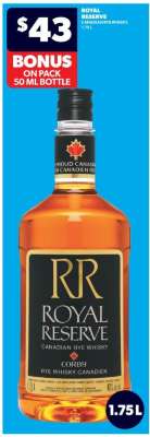 Royal Reserve Canadian Rye Whisky