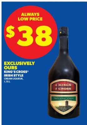 KING’S CROSS® IRISH STYLE CREAM LIQUEUR