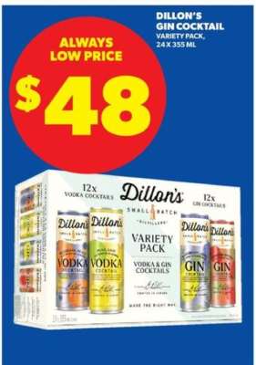 Dillon's Gin Cocktail Variety Pack