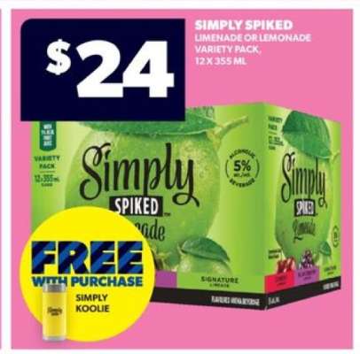 Simply Spiked Limenade or Lemonade Variety Pack