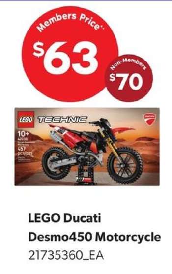 LEGO Ducati Desmo450 Motorcycle