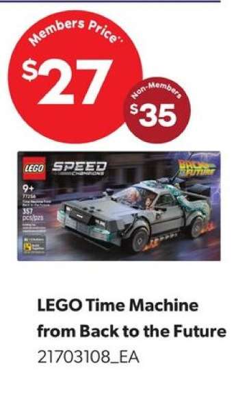 LEGO Time Machine from Back to the Future