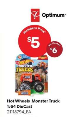 Hot Wheels Monster Truck 1:64 DieCast