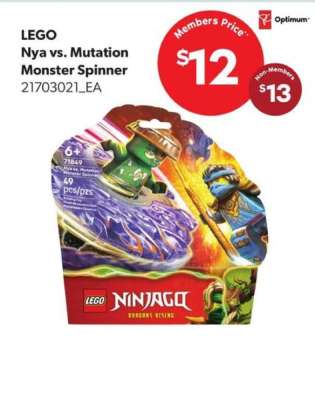 LEGO Nya vs. Mutation Monster Spinner