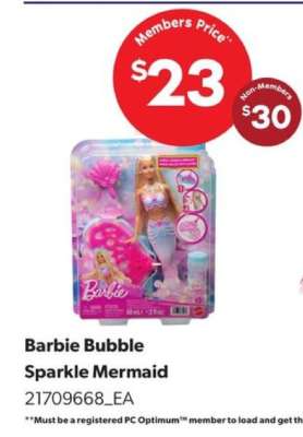 Barbie Bubble Sparkle Mermaid